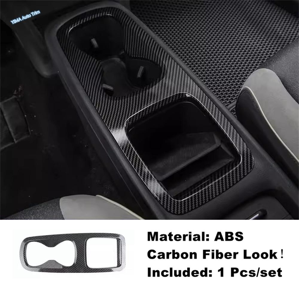 Center Control Gear Shifter Box Water Cup Holder Frame Cover Trims Decoration Accessories For VW Volkswagen ID.3 ID3  - 2024