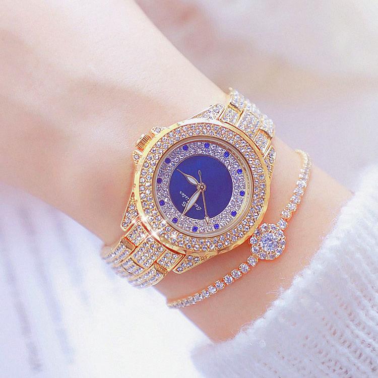 Švýcarské automatické vodotěsné hodinky s diamantovým osazením, lehký luxus, velký ciferník, mechanické hodinky, dámské hodinky s temperamentem, hodinky, diamant