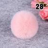 20PCS Imitation Rabbit Fur Ball Handmade Clothing Bag Decoration Artificial Fluffy Soft Pompons Colorful Balls for DIY Keychain