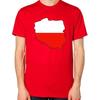 Polen Vlag Kaart T-shirt