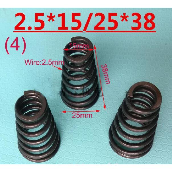 2pcs Conical Coil Spring Conical Sprial Compression Spring Double Conical Spring