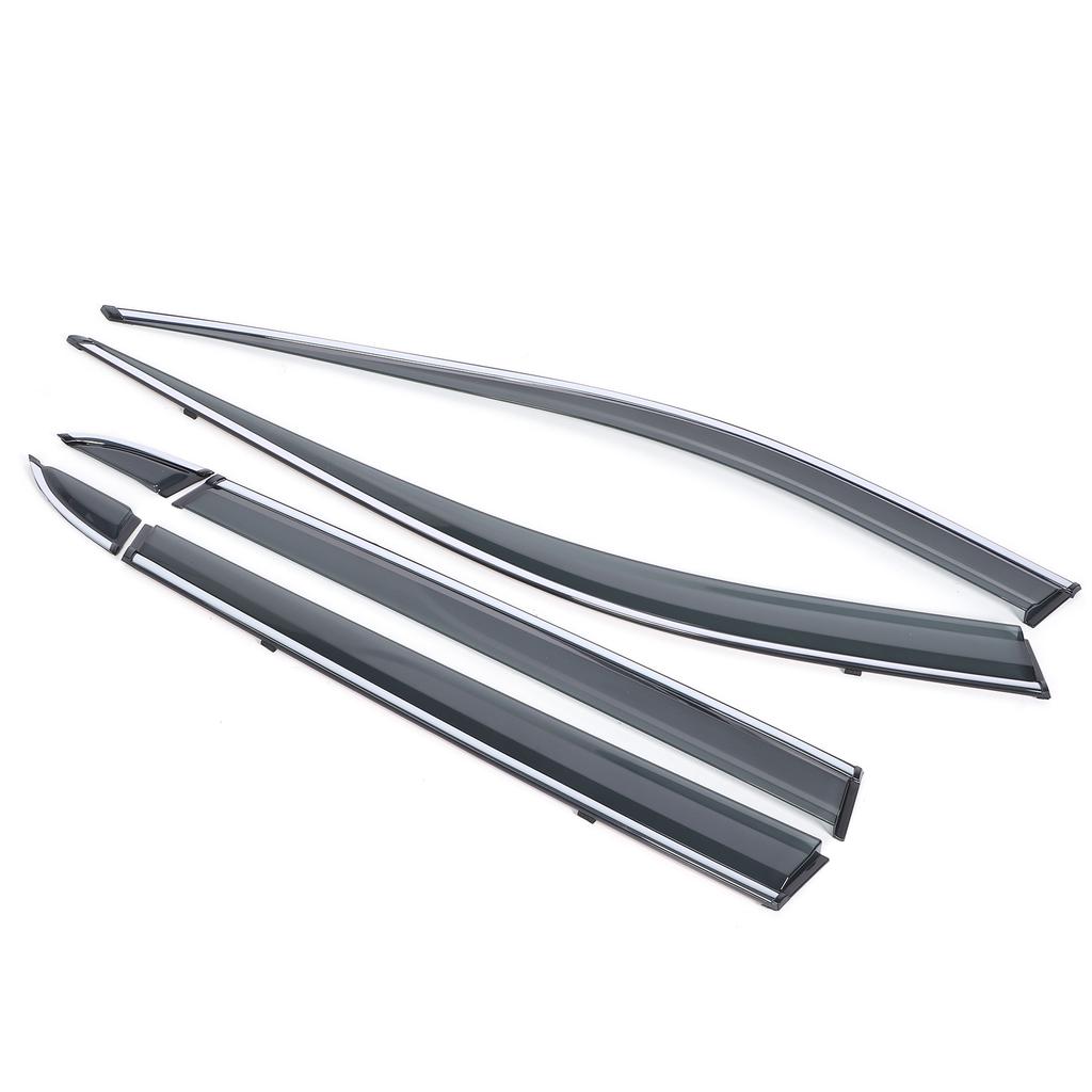 6Pcs Window Vent Visor Sun Rain Deflector Guards Smoked Color Fit for RAV4 2019‑2020