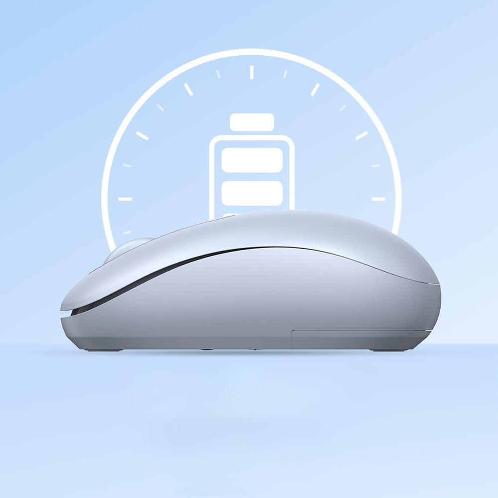 Ugreen MU105 Ergonomic 2.4GHz Wireless Mouse - Stylish Blue Finish