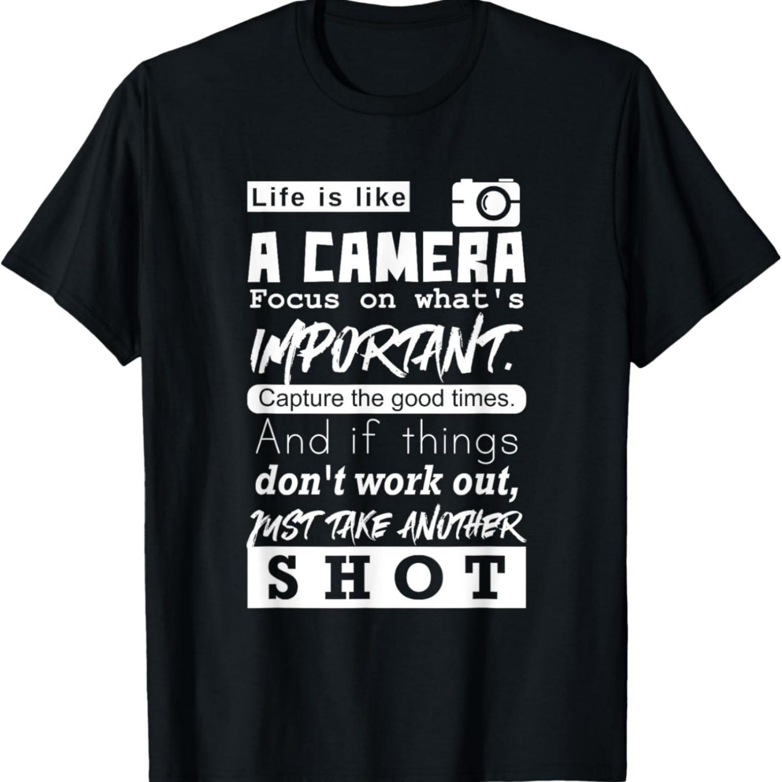 Life is Like A Camera T-Shirt T-Shirt XXXXXL разноцветный