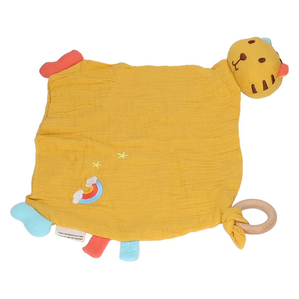 Tkanina Przytulanka Koc Bawełniany Kształt Tygrysa Gryzak Do Gryzienia Uspokajający Emocje Komfort Dziecka