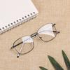 New Fashion Portable Metal Eyeglasses Frame Optical Glasses Square Glasses Spectacles