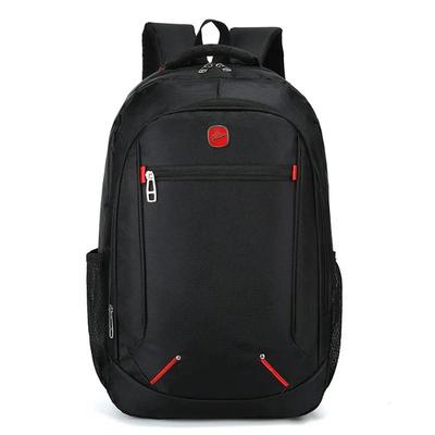 Mochila escolar de grande capacidade para estudantes, mochila casual de cor sólida, material Oxford, mochila masculina nova, multifuncional, bolsa simples