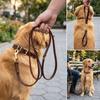 2.3M Extended Length Dual Dog Leash Dual Copper Hooks No-Hands Waist Dog Leash  Leisure Pet Walking
