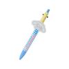 Sanrio 2 Color Ballpoint Pen & Mechanical Pencil Cinnamoroll PMMA Ballpoint Pen Ink Color: Black, Red Knock Type Mascot Clip Included 642185