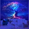 Tree Of Life Wall Tapestry Cosmic Art Print Boho Decor For Bedroom Living Room Spiritual Theme Home Interior Hanging Poster