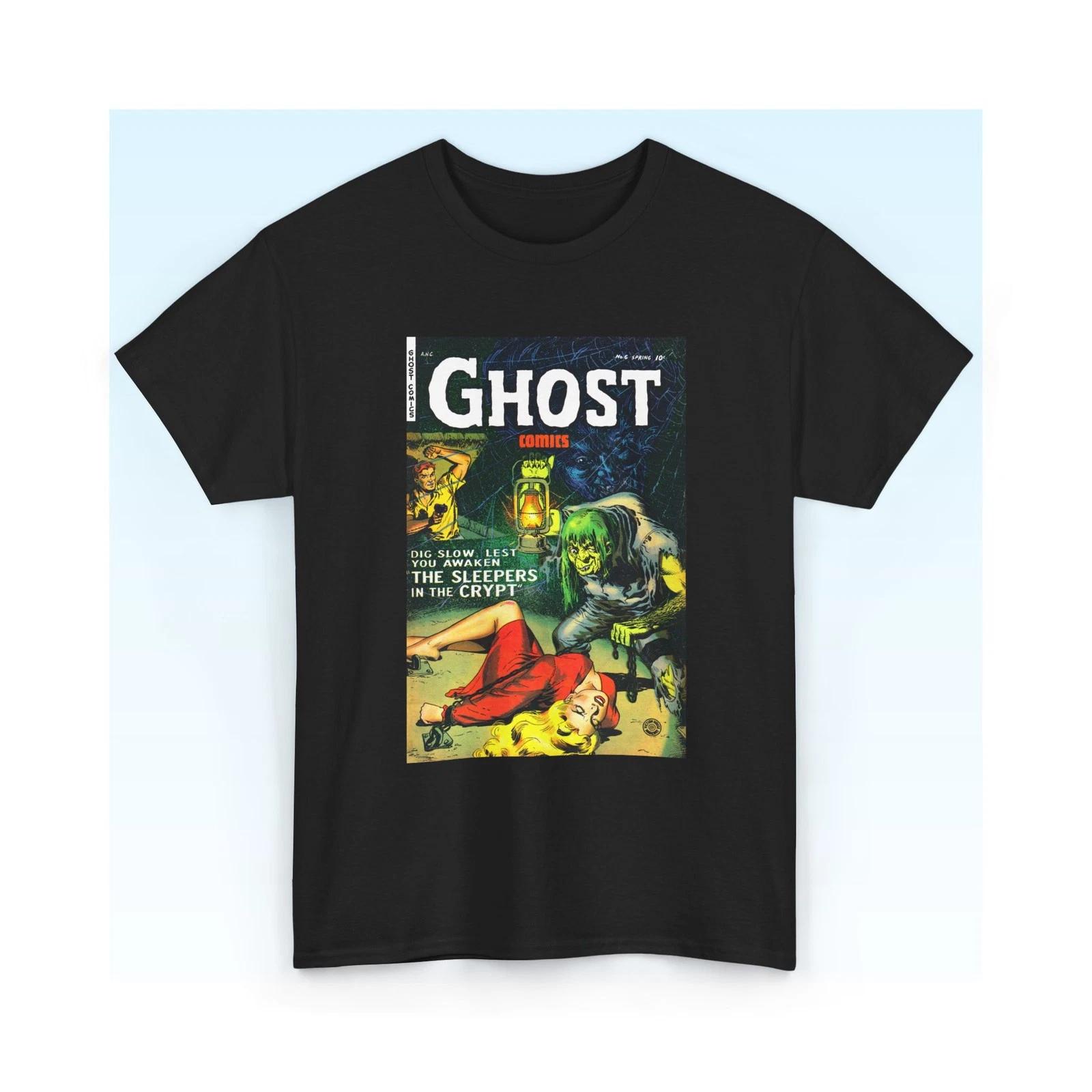 Ghost Vintage Horror Comic Book Cover T-Shirt S-5XL L