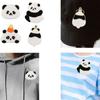 4Pieces Panda Theme Patches Iron On/Sewing On Cartoon Appliques For Personalizing Caps And Shoes Bags Great For All Ages