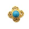 Gouden Ruyi Emaille Slot Armband met Chinese Stijl Hanger