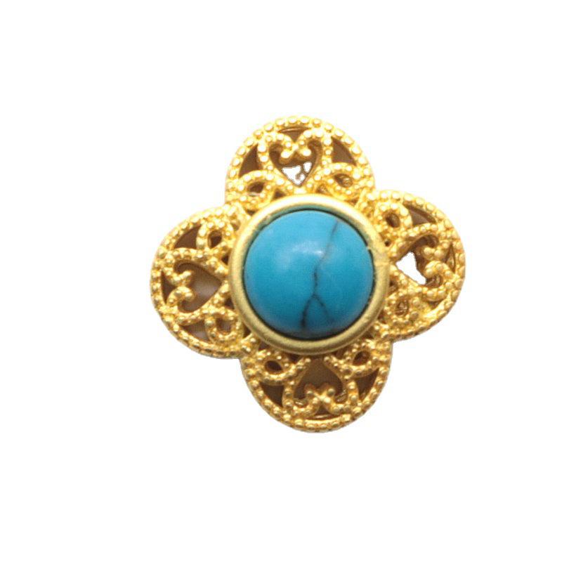 Gouden Ruyi Emaille Slot Armband met Chinese Stijl Hanger