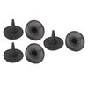 6pcs Hollow Cake Pan High Temperature Resistant Silicone Chimney Chiffon Cake Baking Mold for Kitche