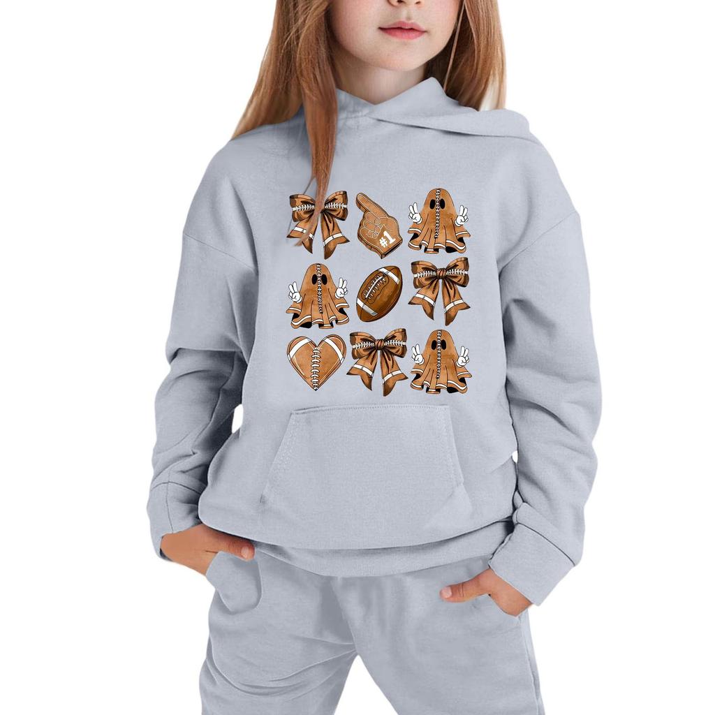 Kids Hoodie Halloween Print Pullover Sweatshirt Long Sleeve Casual Hooded Top for Boys Girls Soft Comfortable Fabric