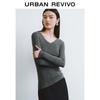 UR Women's Slim Fit V-Neck Knit Sweater