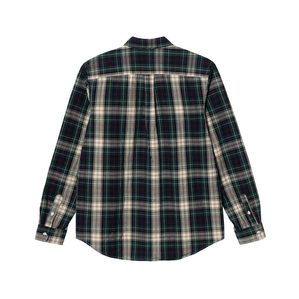Polo Ralph Lauren Shirt Kids SS23 Plaid Logo Embroidery Single-Breasted Long Sleeve Kids Shirts Gray 323878879-004
