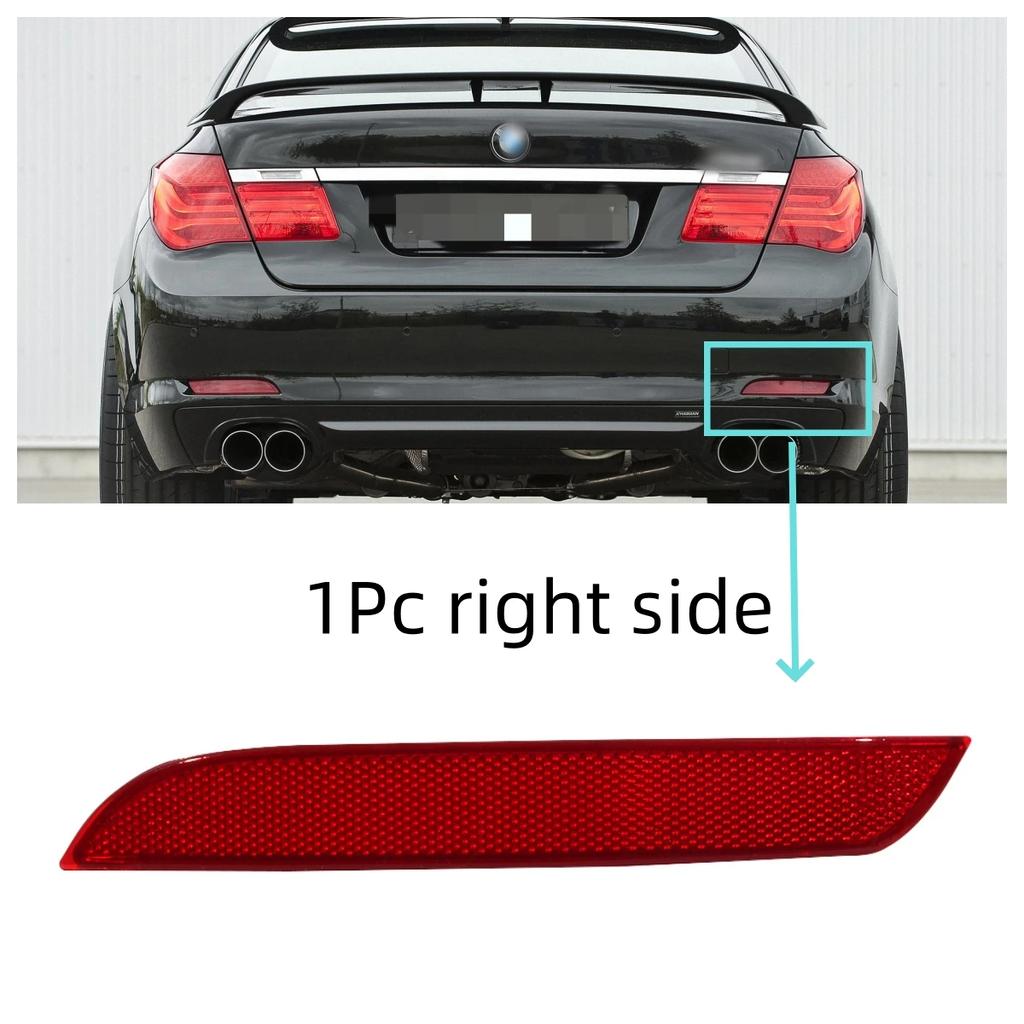 Rear Bumper Reflector For BMW 7Series F02 730Li 740Li 750Li 760Li 2009 2010 2011 2012 Brake Lamp No Bulb 63147182191 63147182192