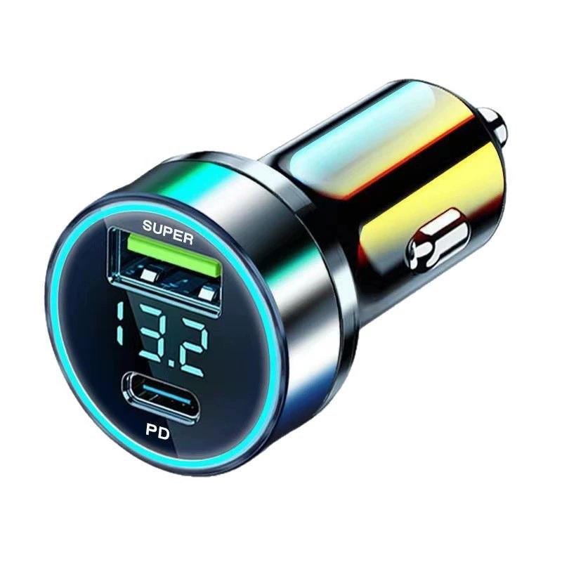 Cargador de coche rápido adaptador USB dual para encendedor de cigarrillos accesorios automotrices