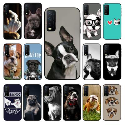 Funda de teléfono Pug Bulldog Inglés para VIVO Y31 Y21S Y21 Y15S Y53S Y11S Y12 V21 V21E Y20 Y70 1907 V17Neo Y21S Y33S Y72