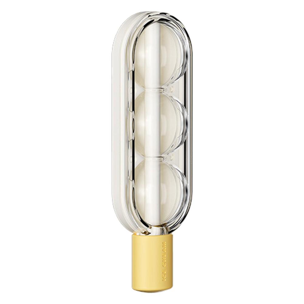 

Упрощенное изготовление эскимо Силиконовый тройной шарик для формы с соломинкой Yellow