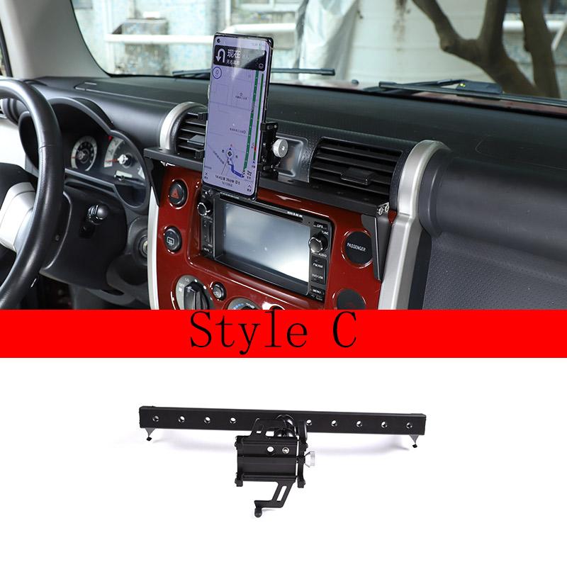 Center console Multi-function bracket Phone Dialogue Cup holder Holder navigation For Toyota FJ Cruiser 2007-21 Car Accessories