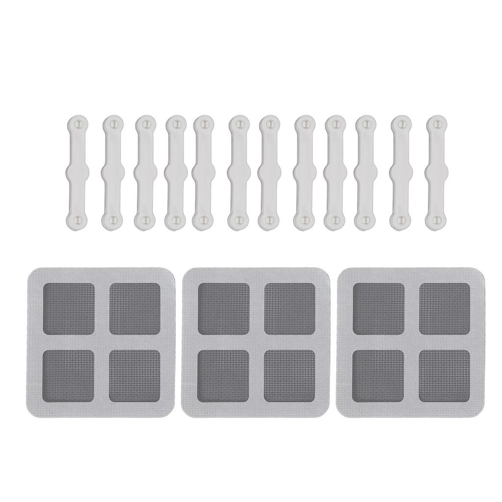 12Pcs Screen Window Clips Home Windows Mounting Buckle for Fly Screen Insect Protection