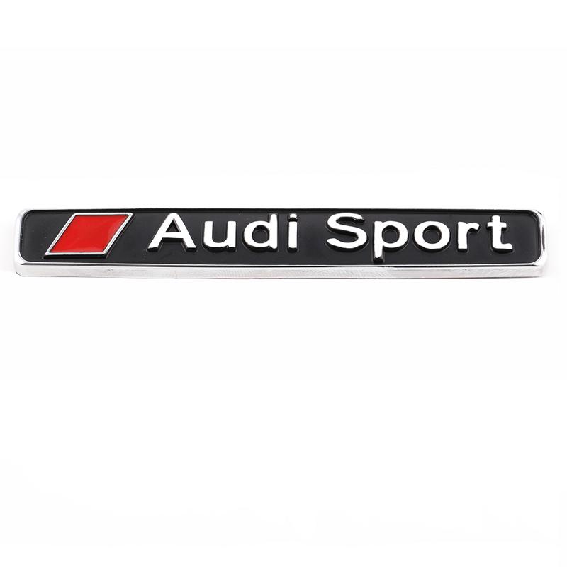2026 Car Styling Logo Metal Sticker Body Trunk Decal For Audi Quattro A3 A4 A6 A5 Q5 A1 Q7 Q3 TT S1 RS3 RS4 S3 S4 RS5 RS6 RS7 S5 S6