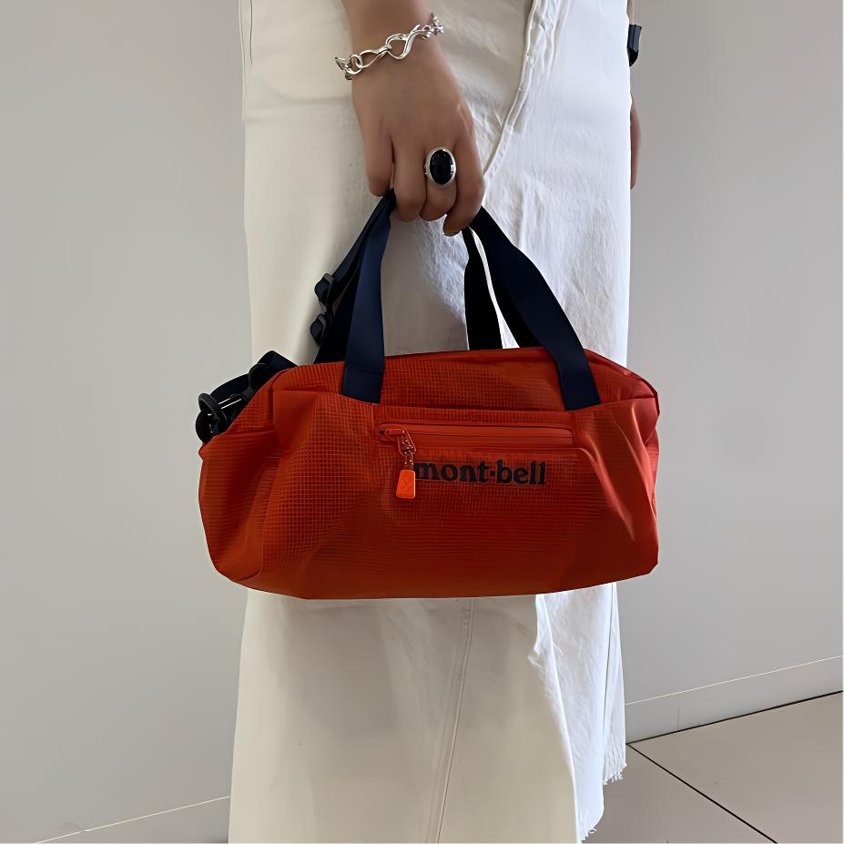MONTBELL 5L Lightweight and large-capacity handbag nylon orange unisex for couples
