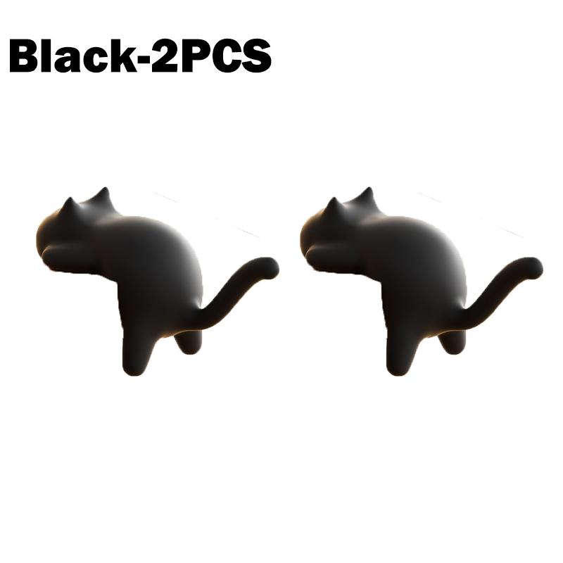 1-8PCS Cat Backpack Hook Table Edge No Marking No Punching, Desk Specific Multi-functional Bag Hanger on The Side of The Desk
