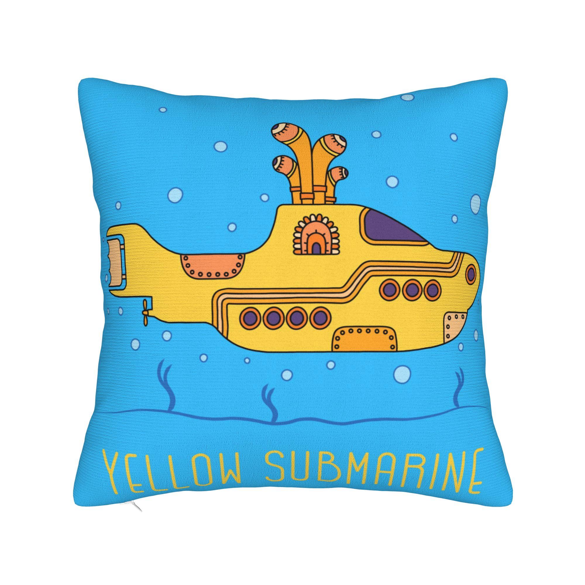 

Beatled rock band Pillowcases Merch Printed Cushion Cover Classic Rock Band Pillow Covers Sofa Decoration Zipper Multiple Sizes 12x12in 30X30cm