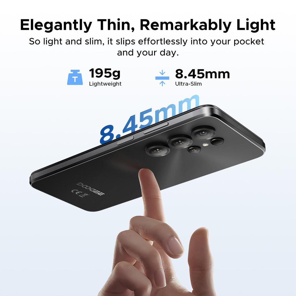 Doogee Telefon komórkowy Note 56X Pro, Smartfon z systemem Android 16, Gemimi AI 6150mAh, 6,56" HD+, 32GB+128GB/TF 2TB