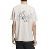 Adidas GRAPHIC SHORT SLEEVE T SHIRT T Shirt Unisex Bauxite Brown Color KC3063