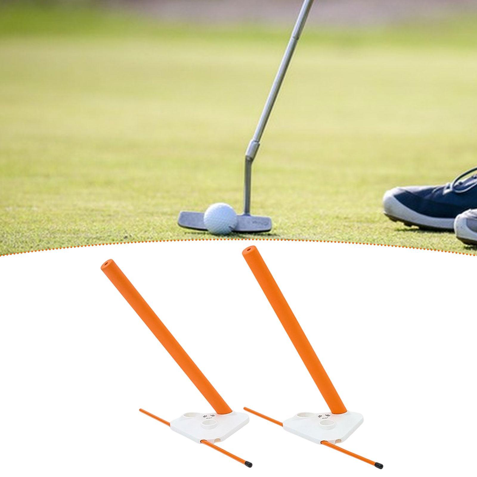 

Golf Alignment Stick Holder Portable Swing Training Indoor Outdoor Backyard Golf Course Accessories for Beginner Gift Indoor помаранчевий