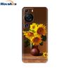 For Huawei P60 Pro Case Cute Heart Cartoon Painted Silicone Clear TPU Back Cover For Huawei P 60 P60 2023 P60Pro Phone Cases
