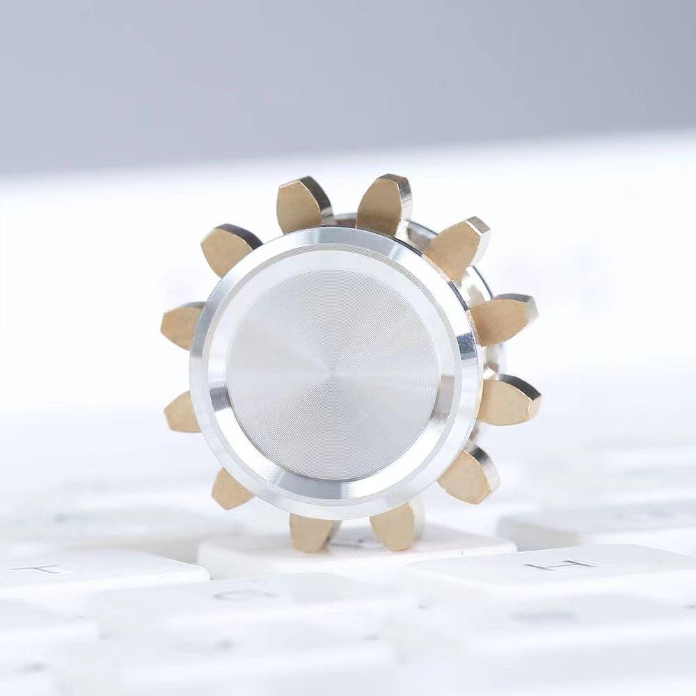 Mini Metal Gear Gyroscope Fidget Spinner Toy Antistress Portable Adults Stress Reliever Autism ADHD Kids Birthday Christmas Gift