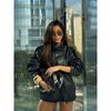 Giacca da Donna Corta Larga Stile Biker Moda Pelle PU Capospalla