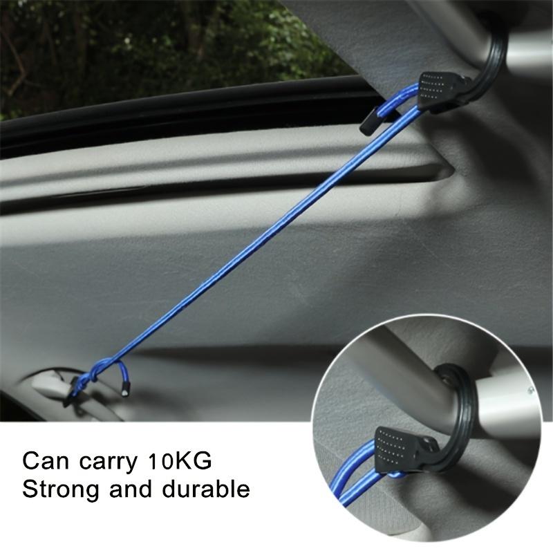 1.5m Elastic Strap Adjustable Tension Belt Car Clothesline Hook Cargo Luggage Lashing Buckle Rope for Motorcycle Travel