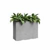 ARTEVASI Jardiniere haute - SYDNEY - Plastique - Gris Clair - 80 cm - 50 L - Dimensions: 79.5x29.5x68 cm
