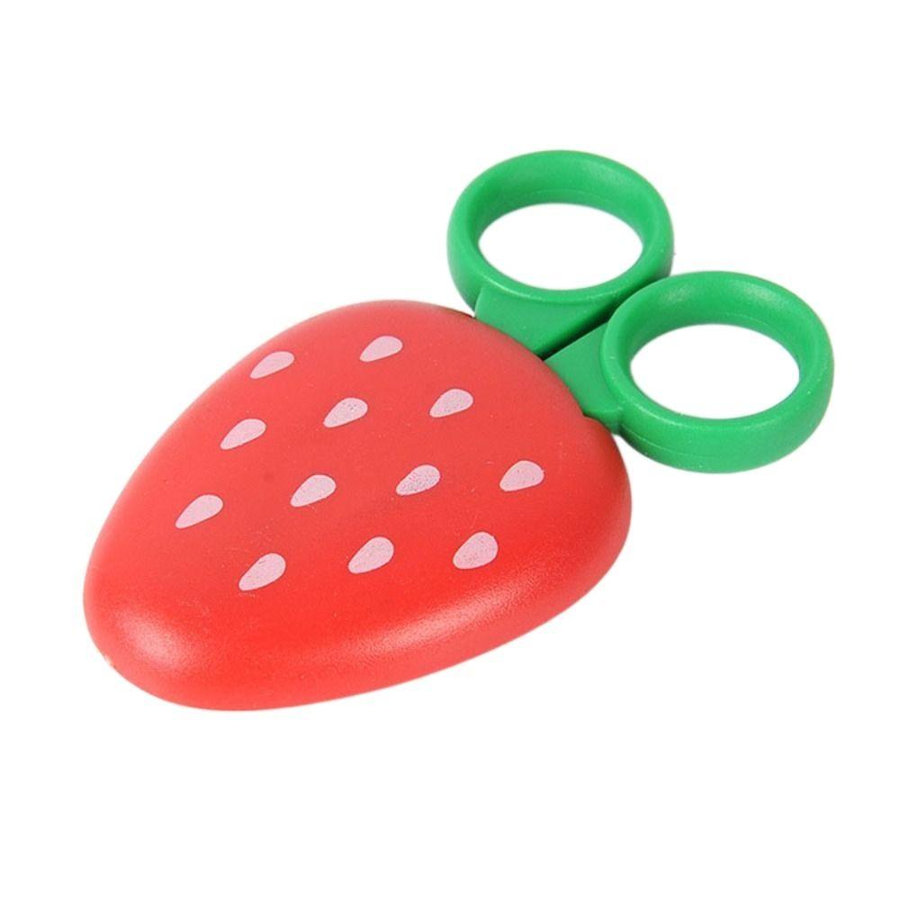 4Pcs Magnetic Safe Mini Scissor Grape Mini Pocket Scissors Kawaii Cartoon Fruit Scissors  DIY