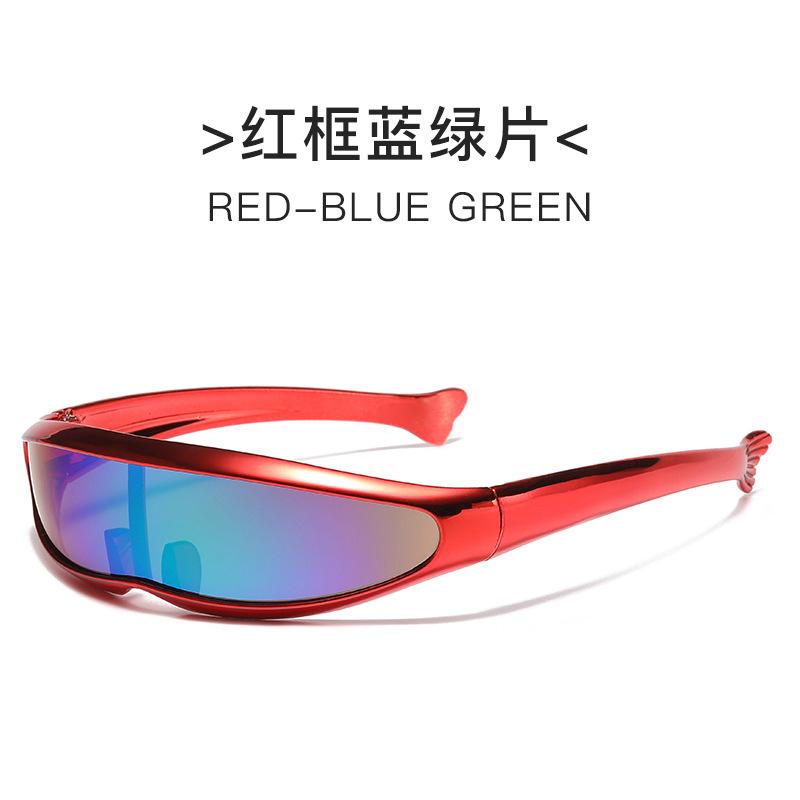 Futuristic Cool Personalized Electroplated Sunglasses Women Men   Steampunk Goggles Rave Party Glasses   Uv400