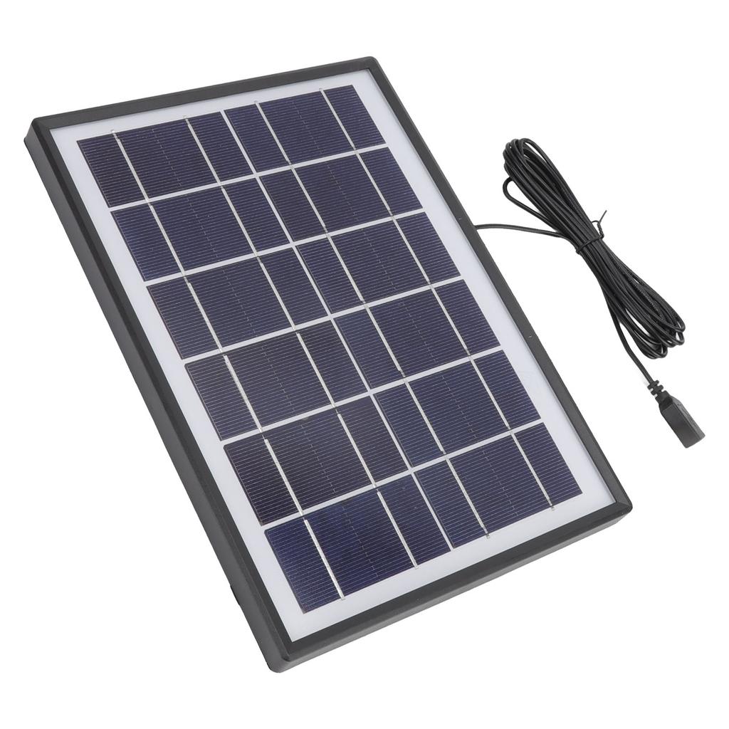 Solar Panel 6W 6V Polycrystalline Silicon Durable Portable Solar Panel Charger for Appliance Phone Lamp