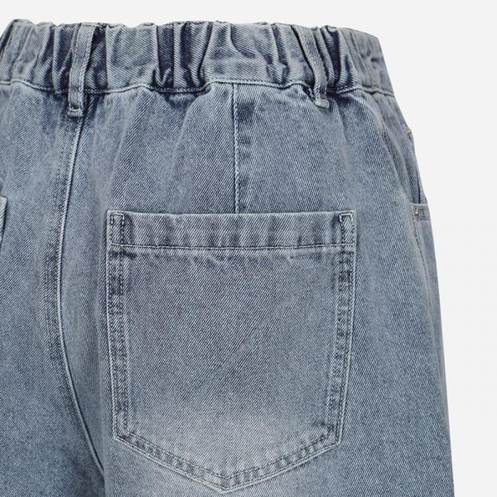 Thursday Island Women Flower Washing Point 5 Part Denim Pants T264mje243w