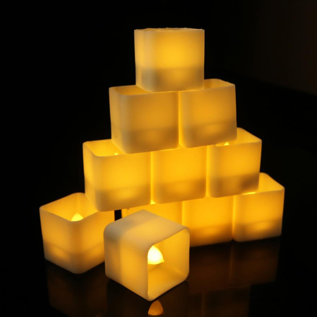 Flameless Votive Candles Battery Operated Flickering Light Candle