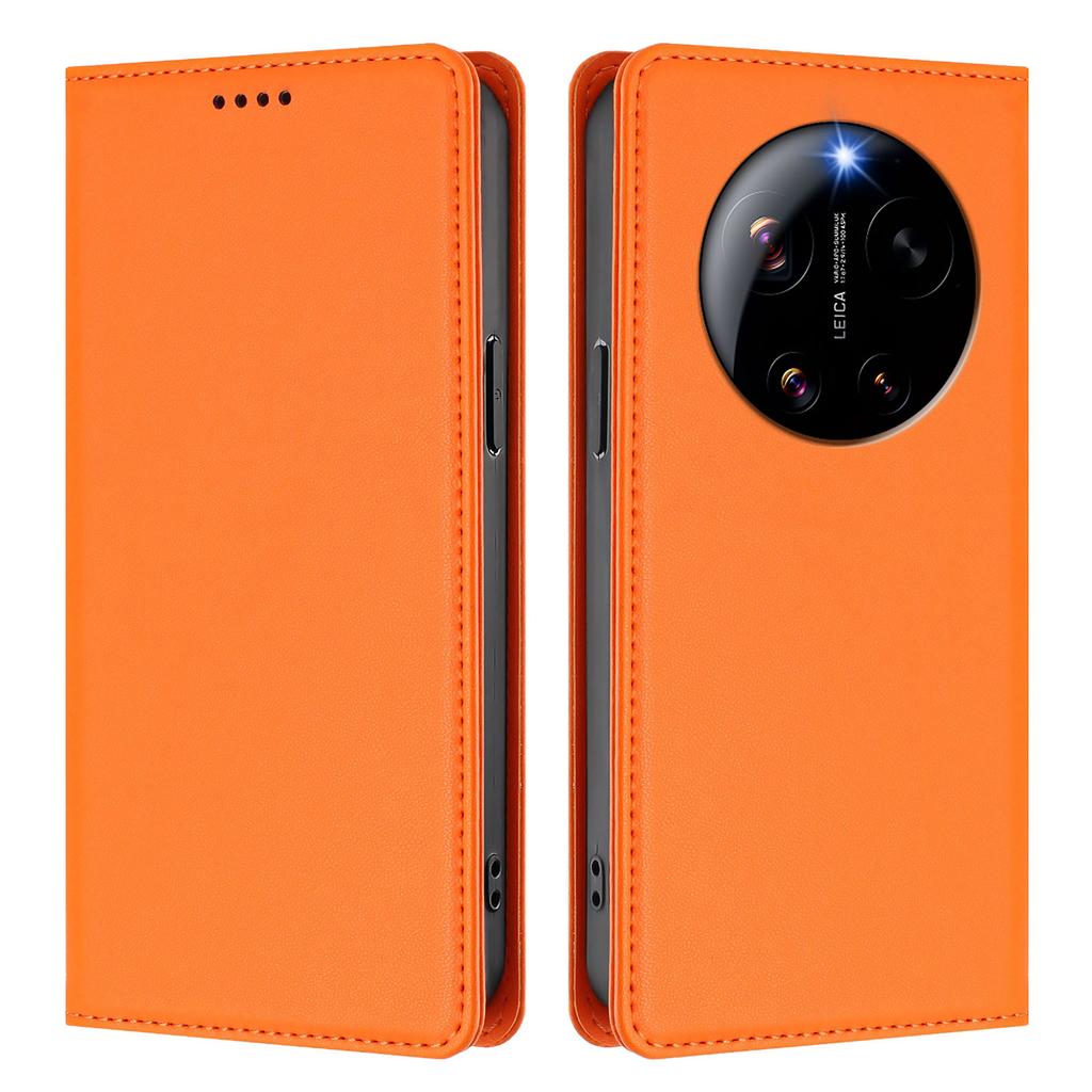 For Xiaomi 17 Ultra 5G Leather Wallet Case Magnetic Closure RFID Blocking Phone Cover
