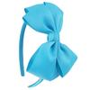 20 Solid Color Bows Hairbands Wide Large Bownot Ribbon Hair Hoop Bands For Baby Girls Kids Children's Hair Accessories Hairbands