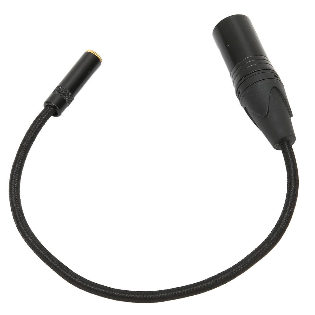 XLR Male to 3.5mm Female Calbe 0.3m 0.98ft XLR Connector Converter for Amplifiers Mixers