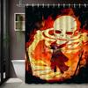 2D Flat Naruto Anime Itachi Uchiha Susanoo Skeleton Print Waterproof Shower Curtain For Bathroom Decor