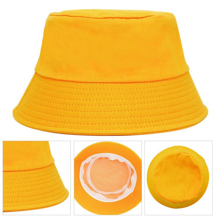 Factory  High Quality Bucket Hat Solid Color Full Printing Hats for Adults and Kids